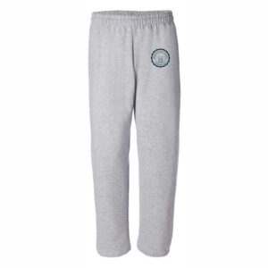Gray Open Bottom Sweatpants